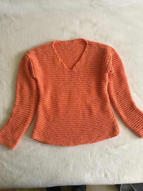 Sveter orange, s