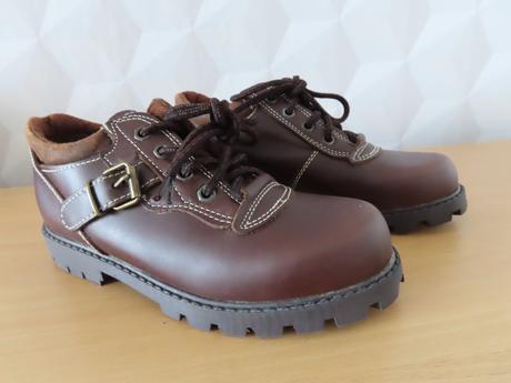 Chlapčenské kožené topánky na jar, veľ.35, 35