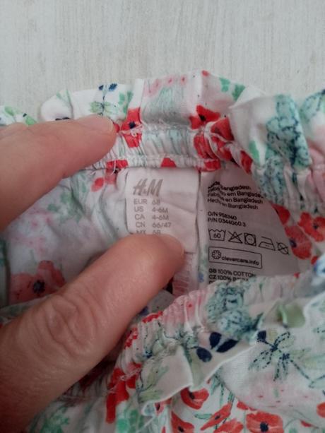 Kraťase, h&m,68