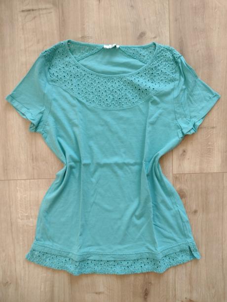 Tyrkysové tričko tom tailor, tom tailor,s