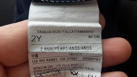 Triko s dlhým rukávom benetton, 92