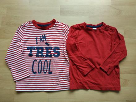 Chlapčenské tričká s dlhým rukávom veľ. 86, baby club,86