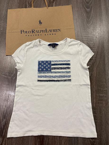 Ralph lauren dievcenske tricko na 8-10 rokov, ralph lauren,134