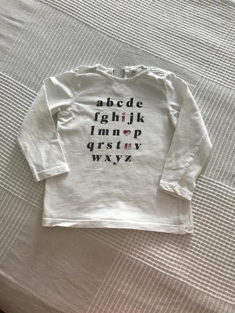 Nátelník abc, h&m,74