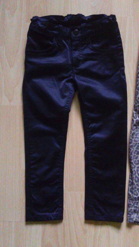 Saténové nohavice h&m 2x, h&m,104