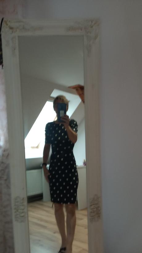 Bodkovane šaty, orsay,xs