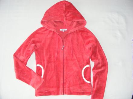 Velúrová mikina blind date, xs