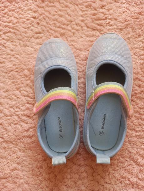 Trblietave baleriny, papučky s dúhou 29, graceland,29