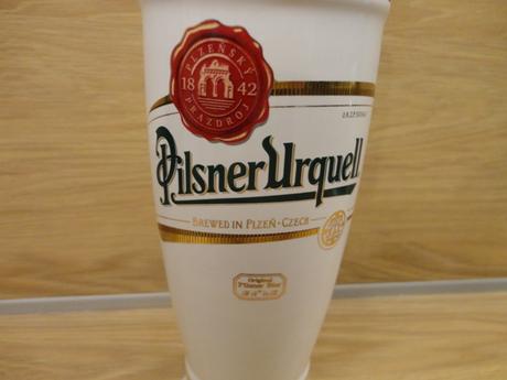 Pivový pohár pilsner urquel - nový, porcelánový,