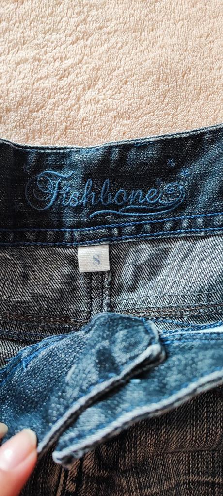 Riflova sukňa, fishbone,s