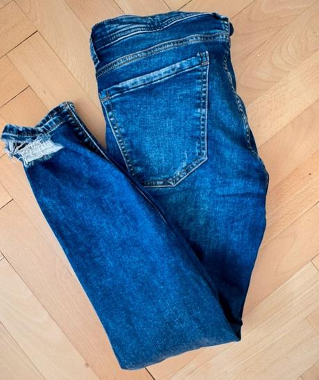Roztrhané džínsy pull & bear, pull&bear,m