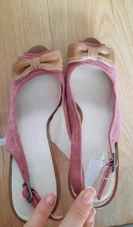 Lodičky ružové, deichmann,40
