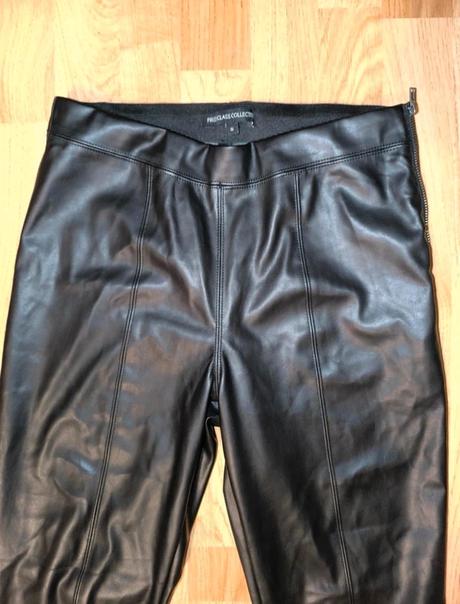 Dámske koženkové legíny first class, s