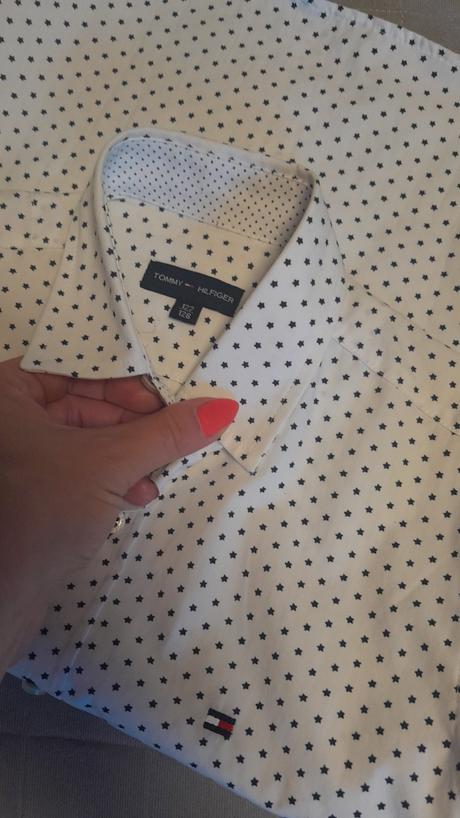 Košeľa slim fit tommy hilfiger 128 top stav, tommy hilfiger,128