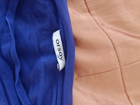 Fialový pulóver s netopierími rukávmi, orsay,l