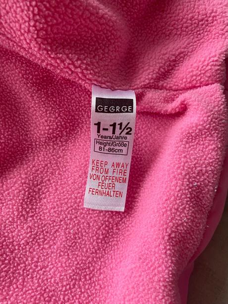 Ružová zimná bundička 80/86, george,86
