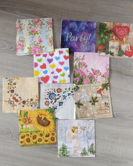 Servítky do zbierky,