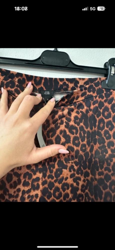 Široké leopardie legíny, river island,s