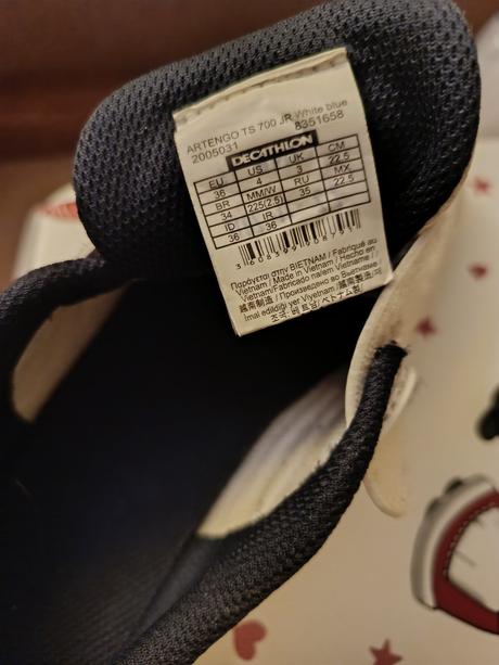 Tenisky c.35, decathlon,35