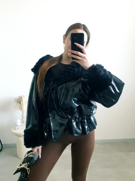 Extravagantná bunda s/m, s