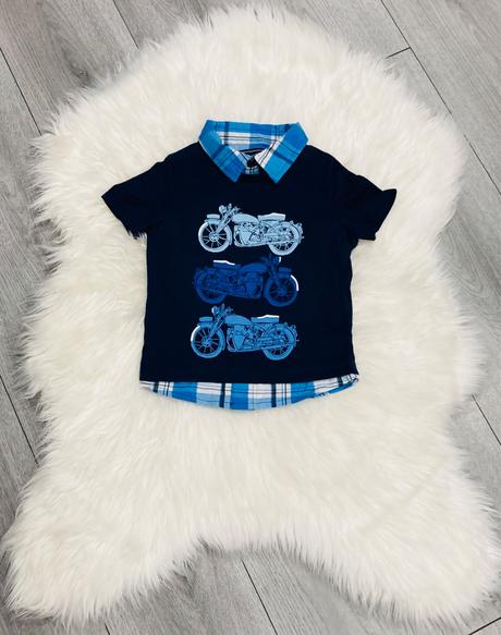 Polo tričko motorka veľ. 98, c&a,98