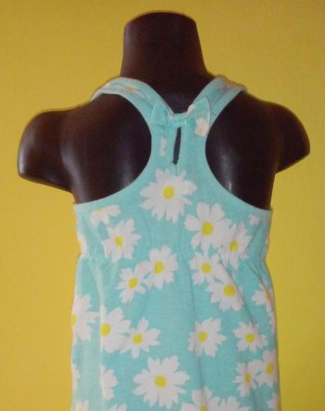 Šaty modre s kvetinkami, f&f,122