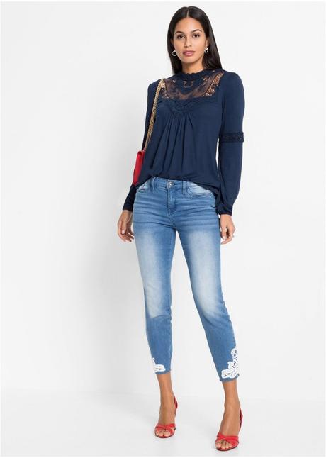 Dámske tričko s čipkou (44-46), xxl