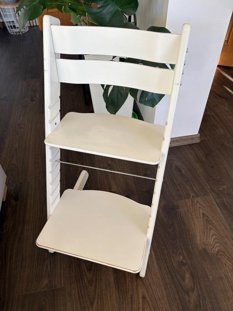 Jitro rastúca stolička biela, stokke