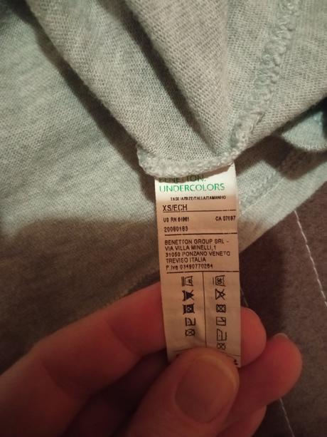 Tričko tunika sova, benetton,xs