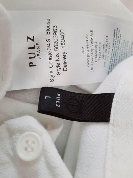 Ležérna biela halenka, l