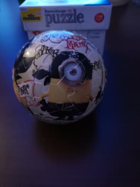 3d puzzle mimoni pirat, 