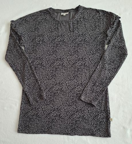 Tričko tmavošedé s potlačou, pompdelux,158