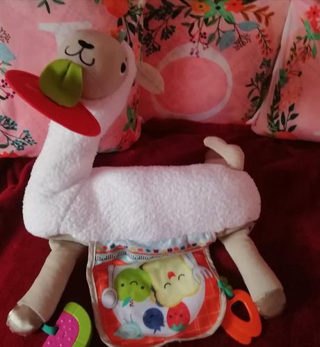 Lama plyšak pre hru na bruško fischer price, 