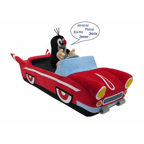 Detská sedačka krtkove autíčko + hovoriaci krtko 1,