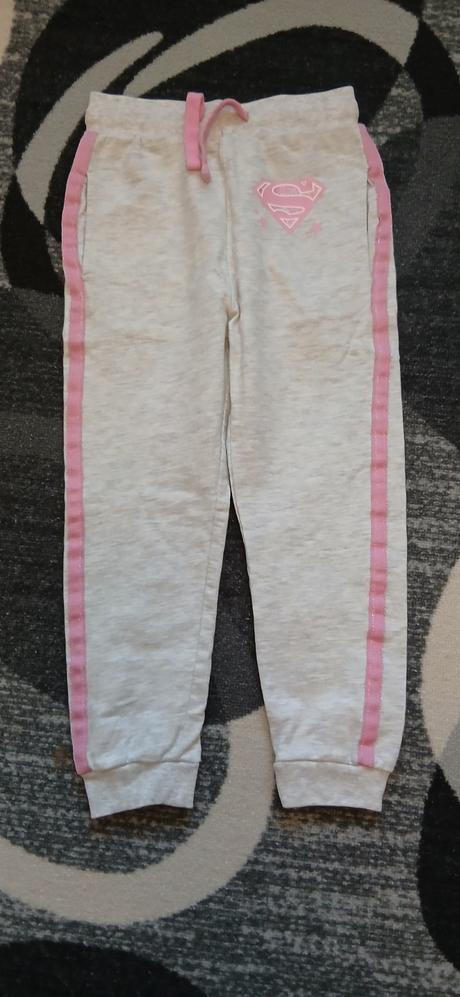 Sivo ružové tepláky supergirl, fox & bunny,116