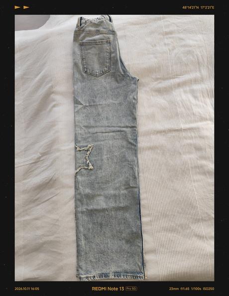 Trendové rifle s hviezdami., c&a,170