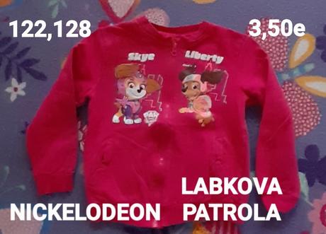 Mikina labkova patrola, nickelodeon,122