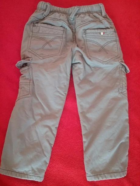 Fashion denim zateplene nohavice na 4 roky, 104