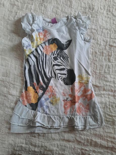 Šaty a tričká (cena za všetko spolu), 104–116