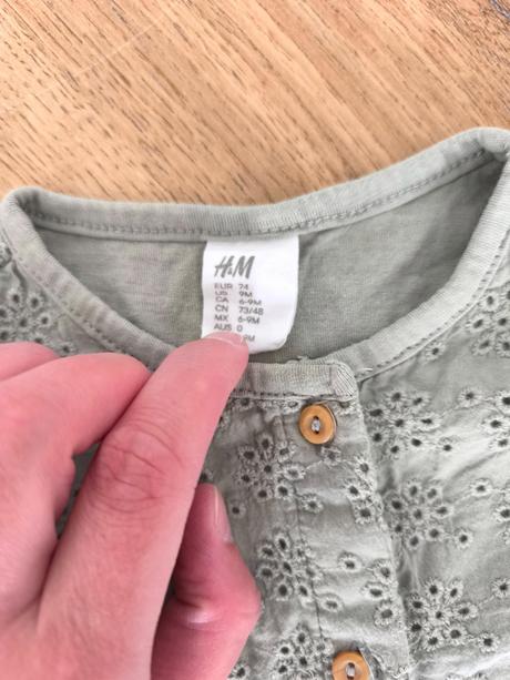 Letný overal, h&m,74