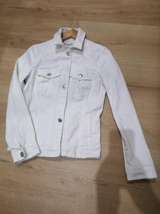 Biela riflova bunda, bonprix,m