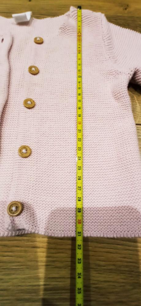 Dievčenský bavlneny sveter 86, h&m,86