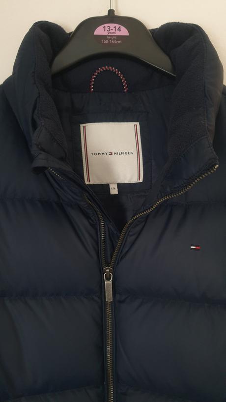 Bunda páperová, tommy hilfiger,176