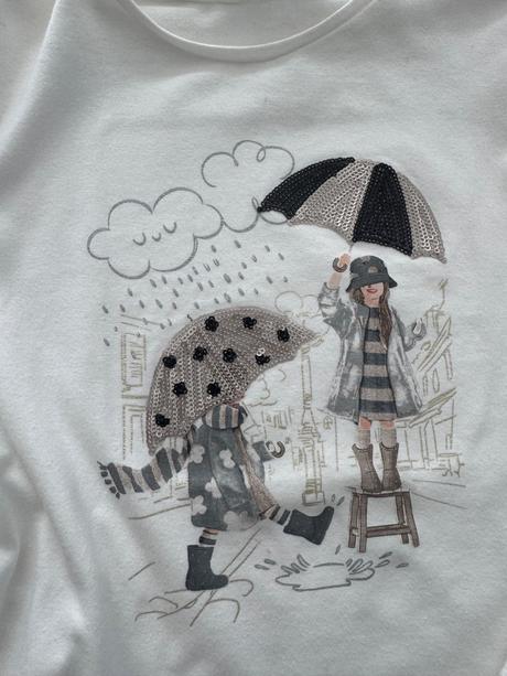 Mayoral tričko s flitrami, mayoral,134