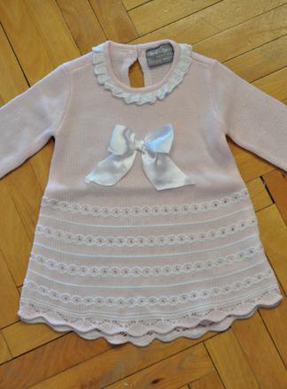 Dievčenské úpletové šaty, 62