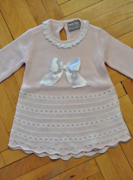 Dievčenské úpletové šaty, 62