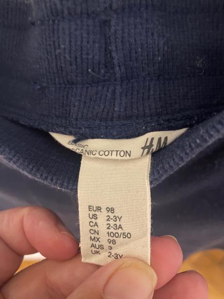 Detské šortky, h&m,98