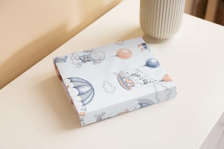 Sensillo bavlnená plachta s potlačou 60x120cm let, šírka (cm): 60,dĺžka (cm): 120