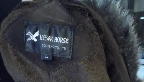 Hnedá bundička s kožušinou, 40