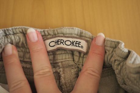 Dievčenské menčestrové nohavice, cherokee,122